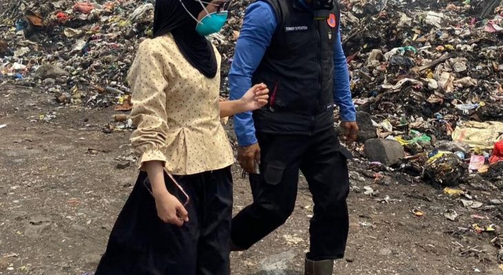 Komisi I DPRD Malut Tinjau Kebakaran di TPA Buku Deru-Deru, Kota Ternate