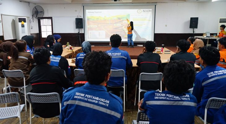 Kolaborasi PERHAPI Malut dan NHM, Mahasiswa Belajar Langsung di Tambang Gosowong