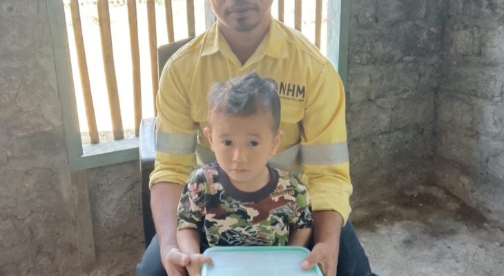 NHM Peduli Dampingi Mario di Desa Sasur hingga Keluar dari Kondisi Stunting