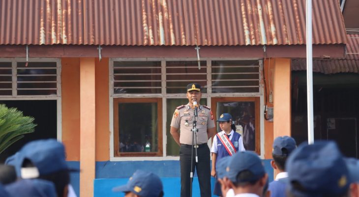 Kapolres Haltim Ajak Siswa dan Siswi Bijak Gunakan Media Sosial
