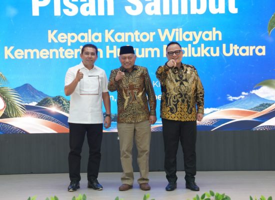 Wagub Sarbin Titip Pesan kepada Kakanwil Hukum Malut yang Baru