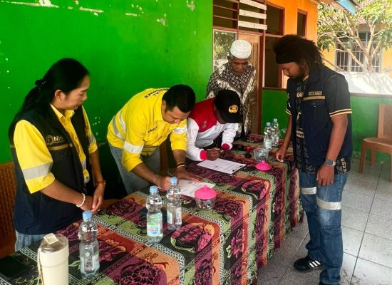 Direktur NHM Diapresiasi atas Bantuan Fasilitasi Air Bersih di Desa Tabanoma