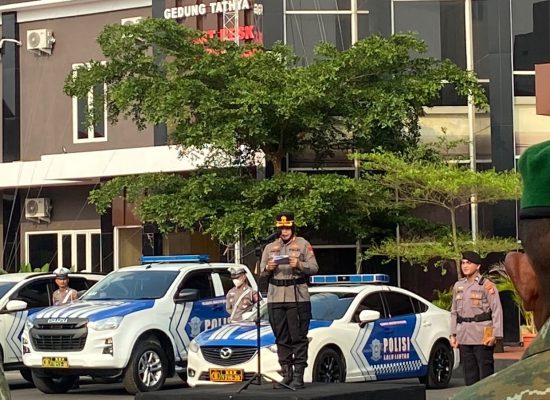 Apel Operasi Patuh Kie Raha, Kapolres Ternate Ingatkan Masyarakat Disiplin Berlalu Lintas