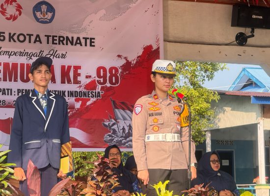 Police Go to School, Satlantas Polres Ternate Edukasi Kesadaran Hukum Berlalu Lintas