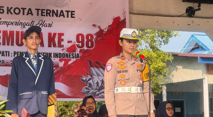 Police Go to School, Satlantas Polres Ternate Edukasi Kesadaran Hukum Berlalu Lintas